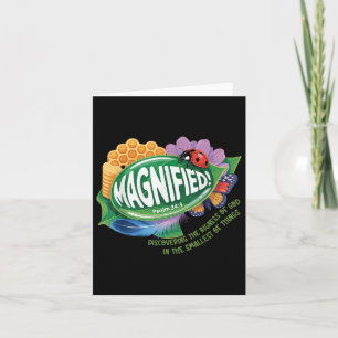 Cartão Vbs 2025 Menores Insetos Magníficos Adventure Vbs