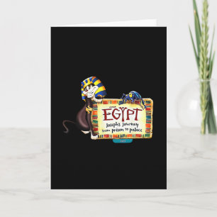 Cartão Vbs Egito 2025 Jornada de José Vbs Deus Cristão
