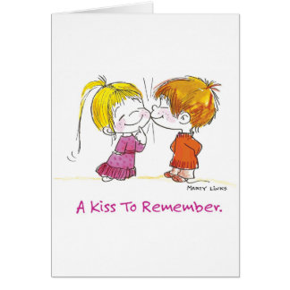 Cartão VDA-001 beijam primeiramente