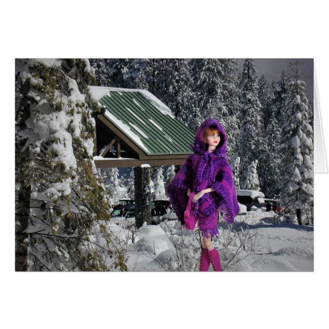 Cartão Veda em Tenaya Lodge perto de Yosemite (Frente Horizontal)