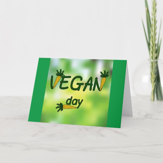 Cartão Vegan Day (Criador carregado)