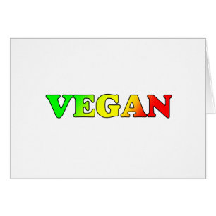 Cartão Vegan Rasta