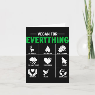 Cartão Vegano para tudo - vegano vegetariano