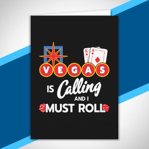 Cartão Vegas Chamando - Festa em Las Vegas - Viagem a Veg