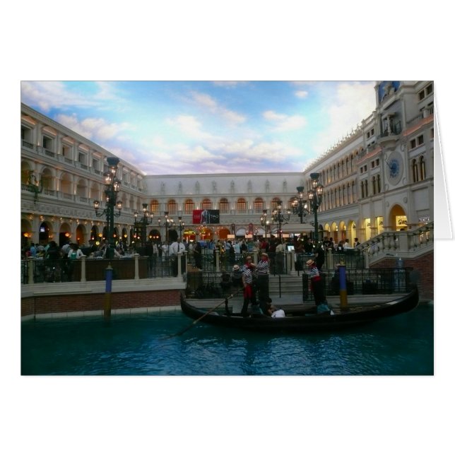 Cartão vegas gondola (Frente Horizontal)