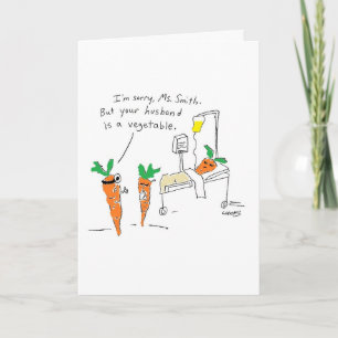Cartão Vegetable Get Well Card