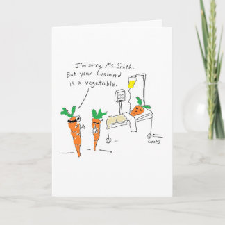 Cartão Vegetable Get Well Card
