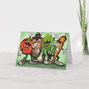 Cartão Veggie Gang