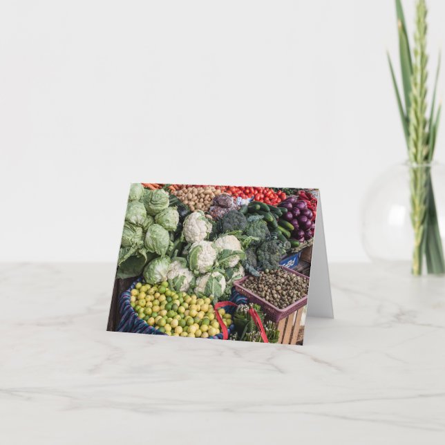 Cartão Veggies (Frente)