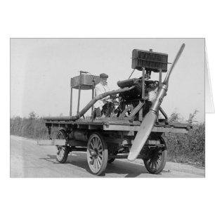 Cartão Veículo Bizarro com Hélice, 1922