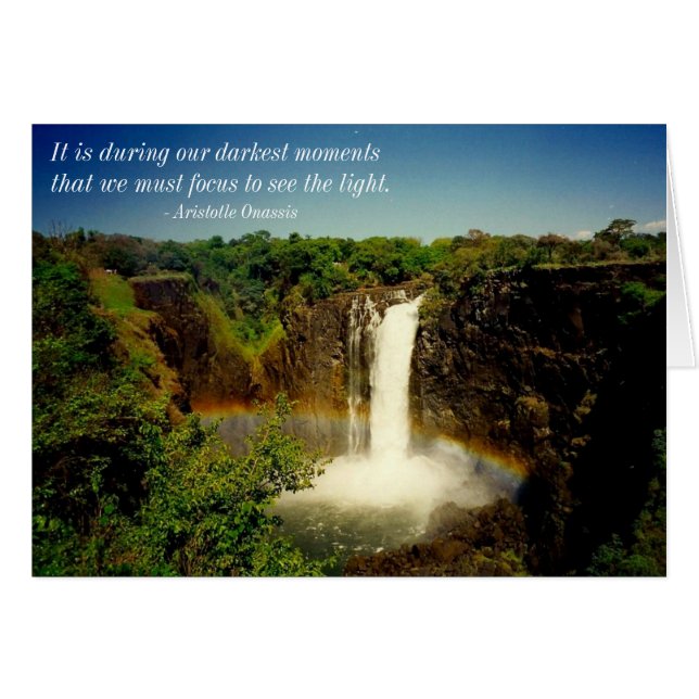 Cartão veja a luz (Frente Horizontal)