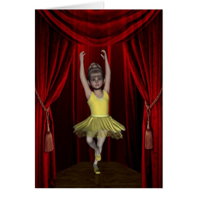 Cartão Veja-me dançar (Frente)