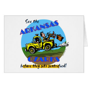 Cartão Veja o Arkansas Ozarks