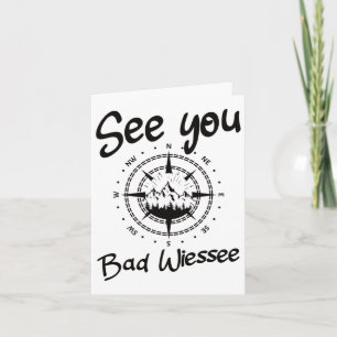 Cartão Veja Você Caminhando Má Esposa, Esposa, Férias, Es