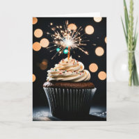 Vela de Apelido de Aniversário em Cupcake de Choco