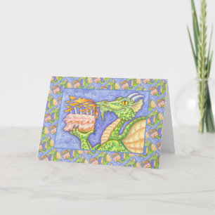 CARTÃO VELAS DE ANIVERSÁRIO PARA ILUMINAÇÃO DO DRAGÃO DE 