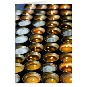 Cartão Velas de Manteiga de Yak