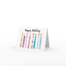 Velas do feliz aniversario