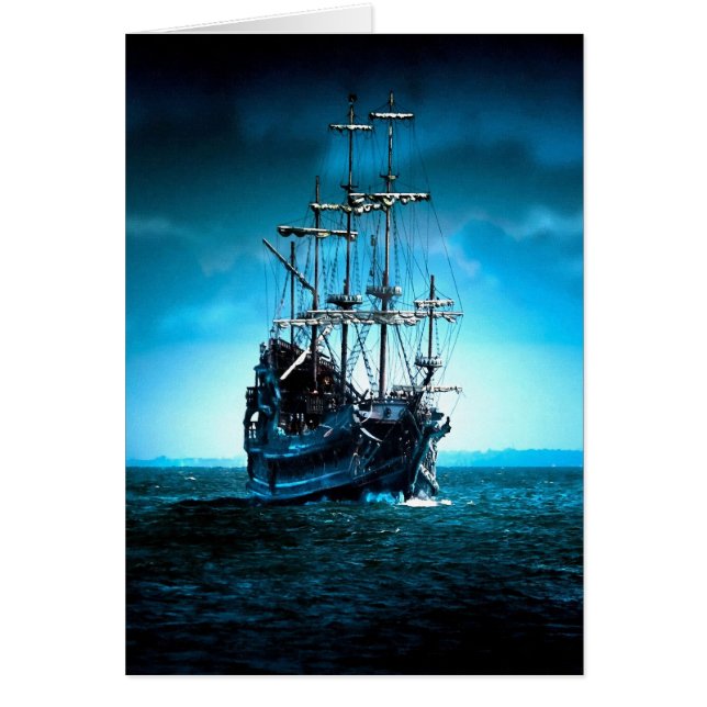 Cartão Velas no azul (Frente)