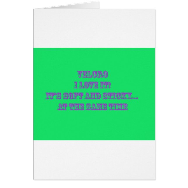 Cartão Velcro (Frente)
