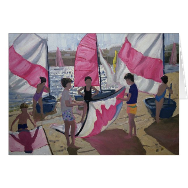 Cartão Veleiro Royan France 1992 (Frente Horizontal)