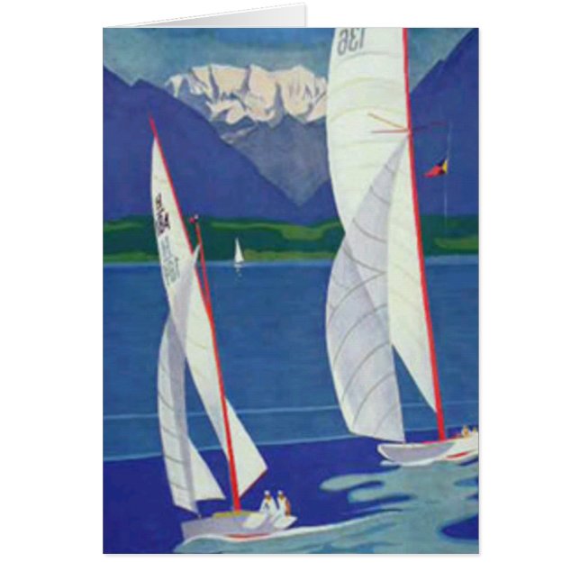 Cartão Veleiros (Frente)