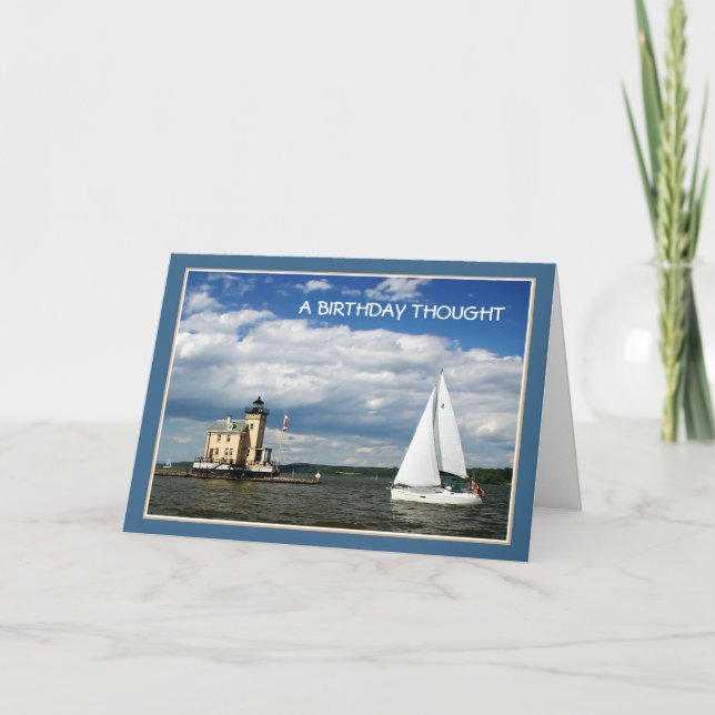 Cartão Velejando O Hudson (Frente)