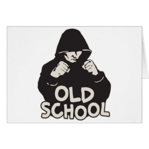 Cartão Velha escola