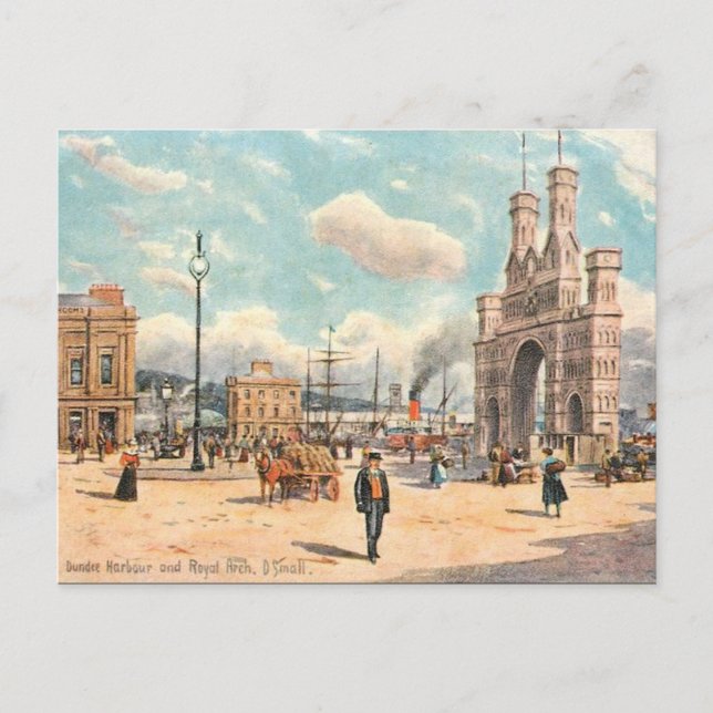 Cartão velho - arco real, Dundee, Scotland (Frente)