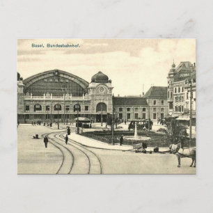 Cartão velho - Basileia, suiça