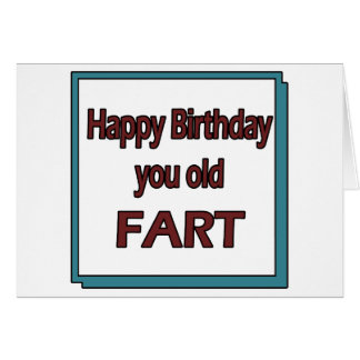 Cartão Velho Fart
