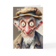 Velho Louco Por Ter Idoso Aniversário