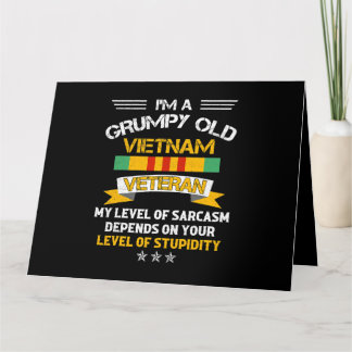Cartão Velho Velho Vietnã Grumpy 211