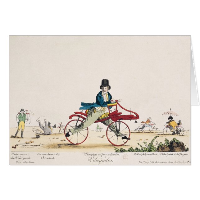 Cartão Velocipedes (Frente Horizontal)