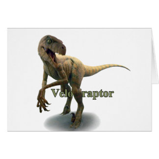 Cartão Velociraptor