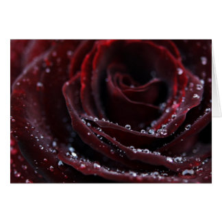 Cartão Veludo vermelho