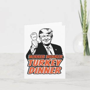 Cartão Vencedor Turquia Janta Engraçado Turquia Trump Tha