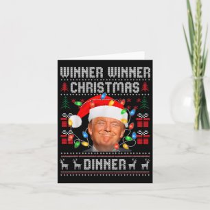 Cartão Vencedor vencedor de Janto Papais noeis de Natal T