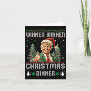 Cartão Vencedor vencedor de Janto Papais noeis de Natal T