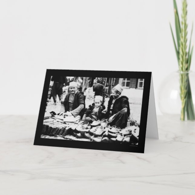 Cartão Venda em Sandal na Albânia em 1923 (Frente)