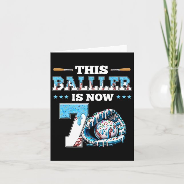 Cartão Venda Ventilador desportivo de Festa de aniversári (Frente)