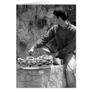 Cartão Vendedor de bagel turco - Acma