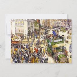 Cartão Vendedores de Natal na Quinta Avenida (Nova Iorque