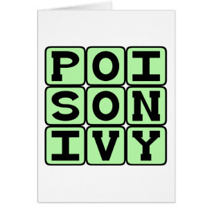 Cartão Veneno Ivy, fábrica de comichão