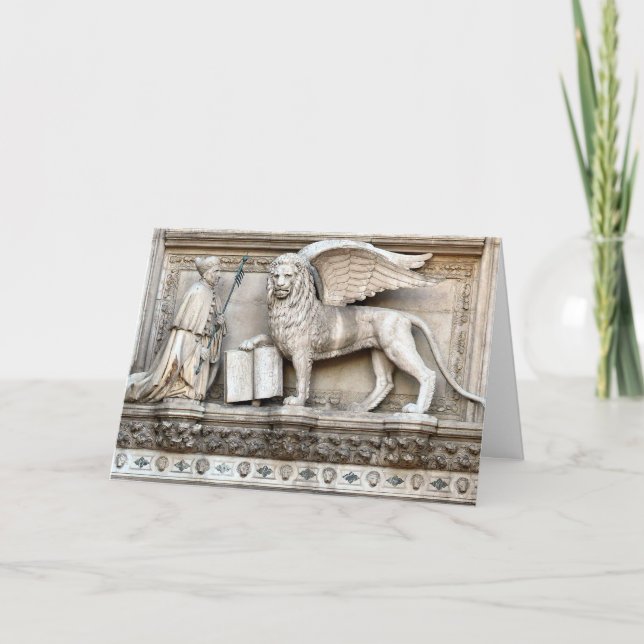 Cartão Venetian Lion (Frente)