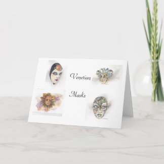 Cartão Venetian Mask Notecards por Mary Dunham Walters