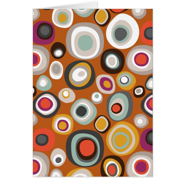 Cartão veneto boho spot âmbar (Frente)