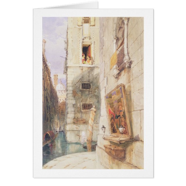 Cartão Veneza (w/c) (Frente)