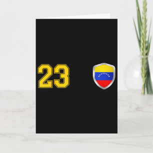 Cartão Venezuela - La Vinotinto Time de Futebol Design Pa