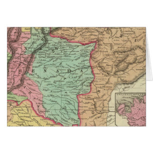 Cartão Venezuela, Nova Granada e Equador